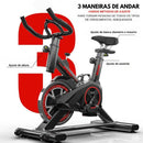 Bicicleta Spinning Ergométrica Para Exercícios Com Monitor Profissional Sport Suporta até 120kg