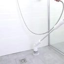 Limpador elétrico. Equipada com várias cabeças de escova intercambiáveis (macia/dura), cabo de alimentação retrátil e removível, alimentada por USB, adequada para limpeza de banheiros, pisos, azulejos, boxes de chuveiro, janelas, cozinhas, etc. Uma esco