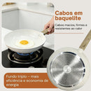 NOVEVE Jogo da Panelas Antiaderente 14 peças de Luxuosa Com Acessórios