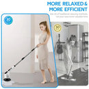 Limpador elétrico. Equipada com várias cabeças de escova intercambiáveis (macia/dura), cabo de alimentação retrátil e removível, alimentada por USB, adequada para limpeza de banheiros, pisos, azulejos, boxes de chuveiro, janelas, cozinhas, etc. Uma esco